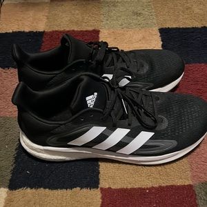 Adidas Supernova Shoes - Size 12 - Black, White, Silver